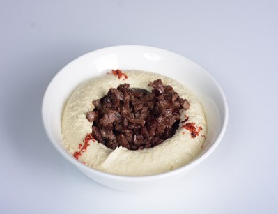 Hummus with meat