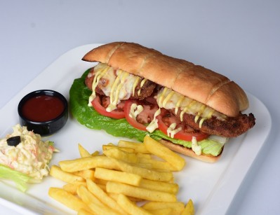 Chicken Milanese sandwich