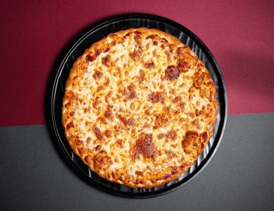 Family sized margherita pizza