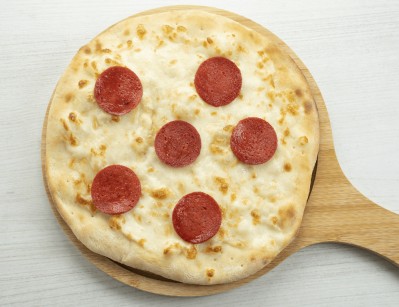 Cheese and pepperoni manousheh