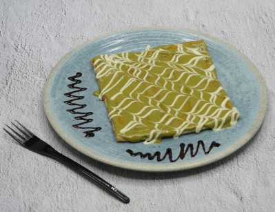 Pistachio crepe