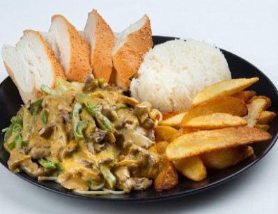 Beef Stroganoff Platter