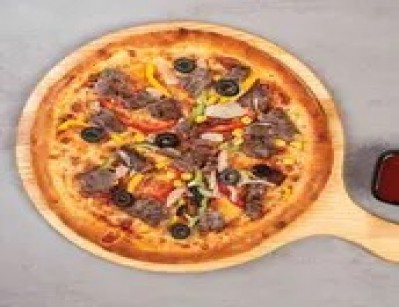 Beef pizza