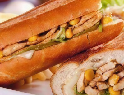 Whole chicken sandwich