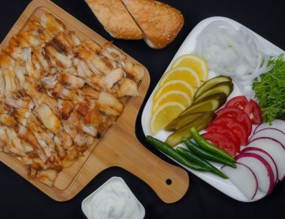 Chicken shawarma slices - half a kilo