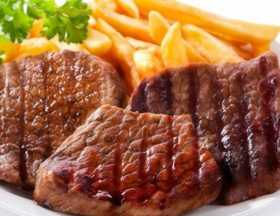 Western-style steak with sauce