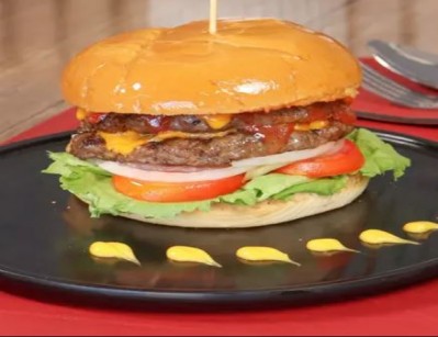 Double beef burger