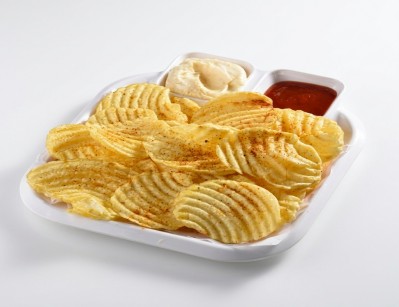 Fried potato plate