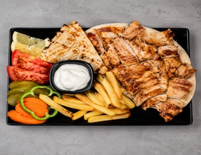 Chicken shawarma slice