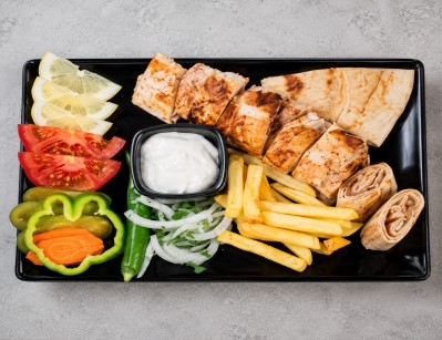 Arabic chicken shawarma
