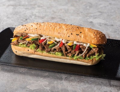 Western-style fajita sandwich