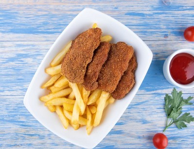 Western-style escalope meal