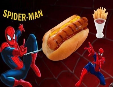 Spider-Man Kids' Meal (Hot Dog)