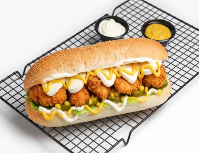 Chicken and cheese sandwich