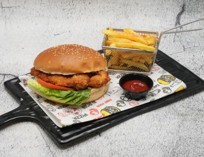 Escalope burger